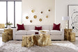 Phillips Collection Home Phillips Collection Broken Egg Wall Art, White and Gold Leaf, Set of 4