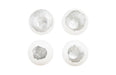 Phillips Collection Home Phillips Collection Broken Egg Wall Art, White and Silver Leaf, Set of 4