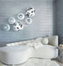 Phillips Collection Home Phillips Collection Broken Egg Wall Art, White and Silver Leaf, Set of 4