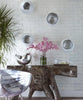 Phillips Collection Home Phillips Collection Broken Egg Wall Art, White and Silver Leaf, Set of 4