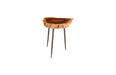 Phillips Collection Home Phillips Collection Burled Side Table, Forged Legs