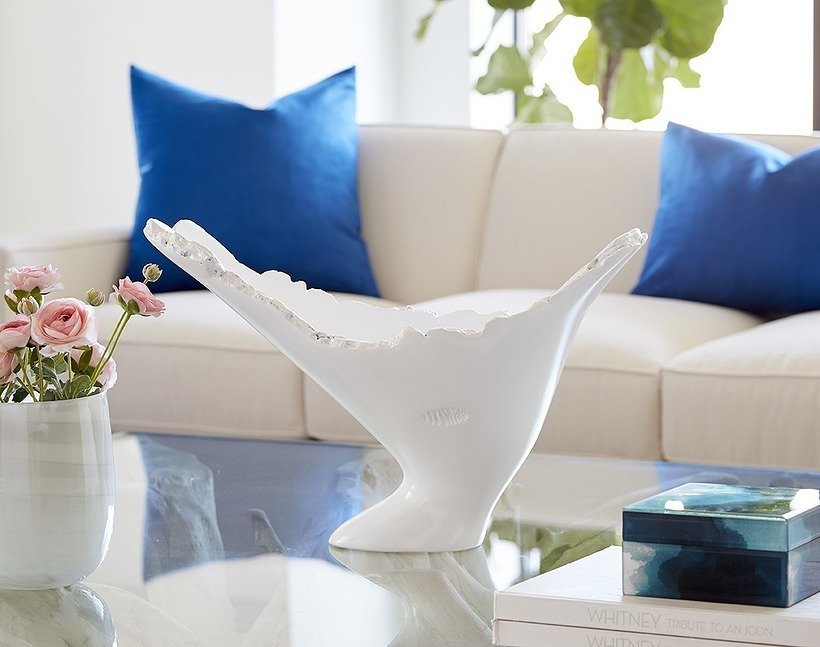 Phillips Collection Home Phillips Collection Burled Vase, Glossy White
