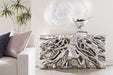 Phillips Collection Home Phillips Collection Burled Vase, Silver Leaf
