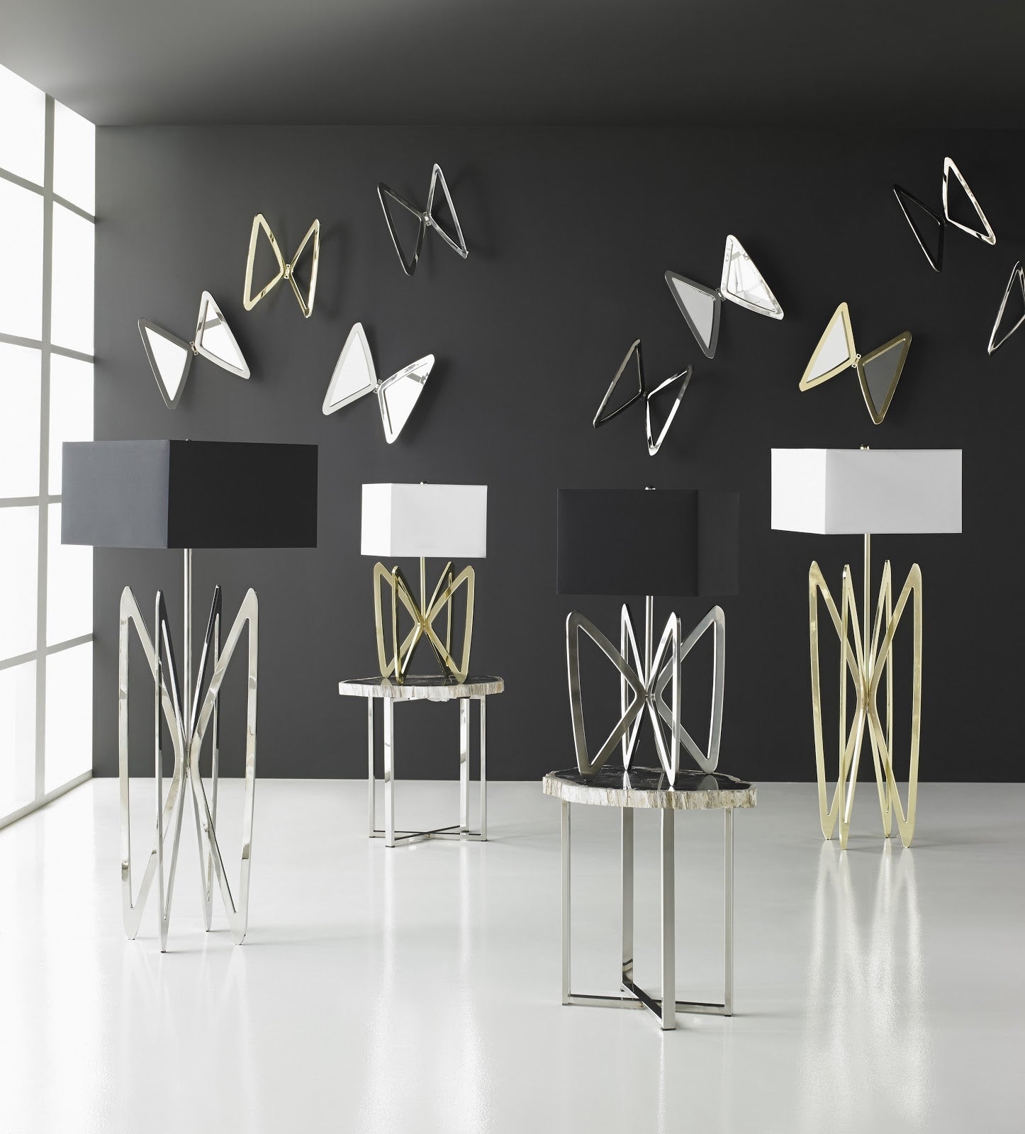 Phillips Collection Home Phillips Collection Butterfly Wall Art, Stainless Steel