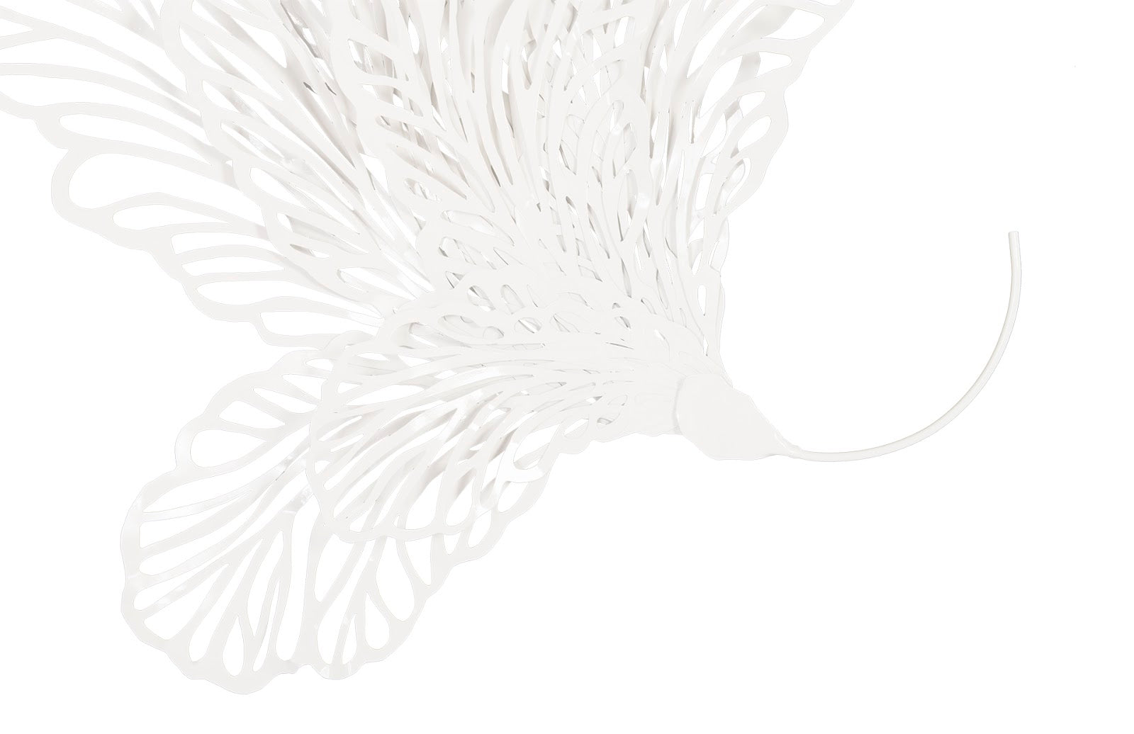 Phillips Collection Home Oversized LTL - Rate to be Quoted Phillips Collection Butterfly Wall Art, White, LG