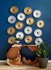 Phillips Collection Home Phillips Collection Button Wall Tile, Hammered Metal, Brass Finish