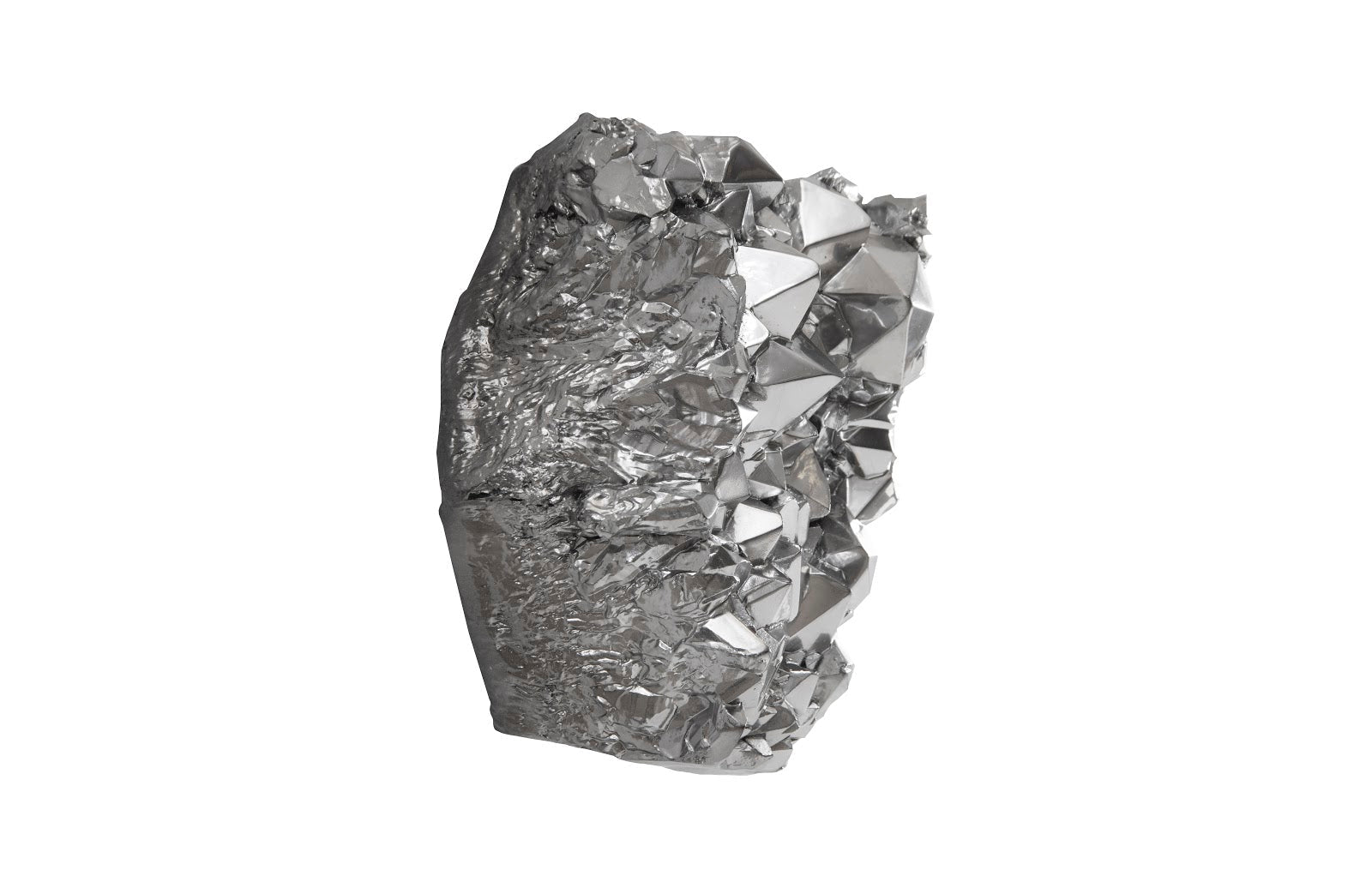 Phillips Collection Home Phillips Collection Cast Crystal Wall Art, Liquid Silver, LG