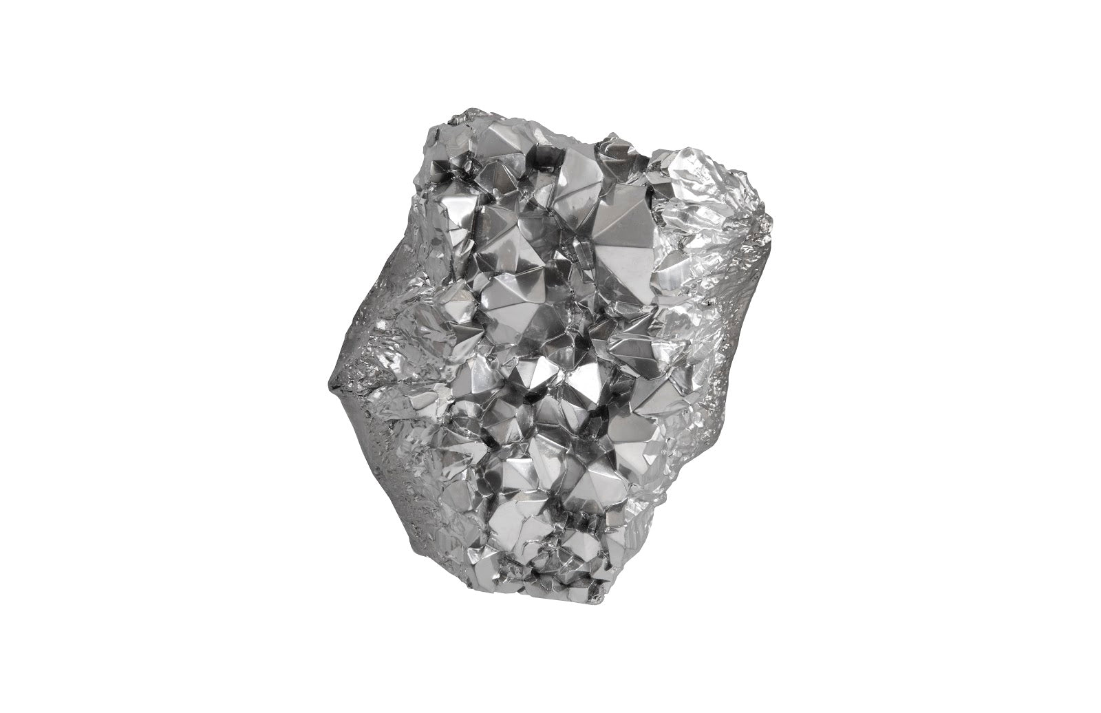 Phillips Collection Home Phillips Collection Cast Crystal Wall Art, Liquid Silver, LG