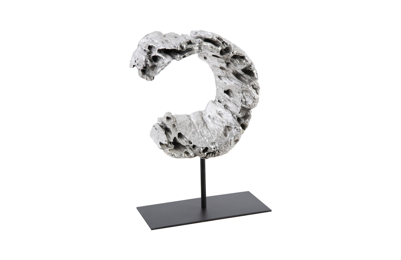 Phillips Collection Home Phillips Collection Cast Eroded Wood Circle on Stand
