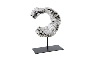 Phillips Collection Home Phillips Collection Cast Eroded Wood Circle on Stand