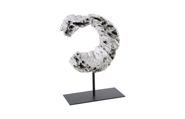 Phillips Collection Home Phillips Collection Cast Eroded Wood Circle on Stand