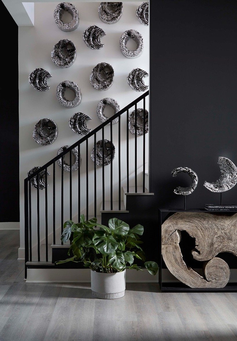 Phillips Collection Home Phillips Collection Cast Eroded Wood Circle Wall Tile