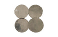 Phillips Collection Home Phillips Collection Cast Oil Drum Wall Discs, Liquid Silver, Set of 4