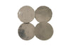 Phillips Collection Home Phillips Collection Cast Oil Drum Wall Discs, Liquid Silver, Set of 4