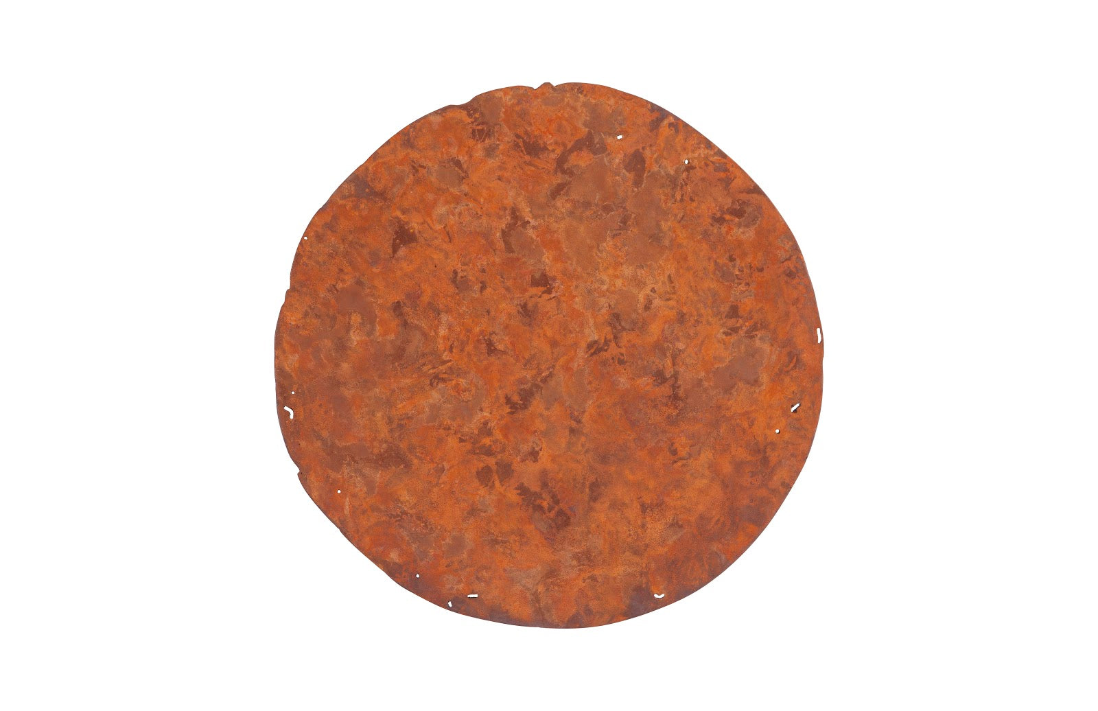 Phillips Collection Home Phillips Collection Cast Oil Drum Wall Discs, Resin, Rust Finish, Set of 4
