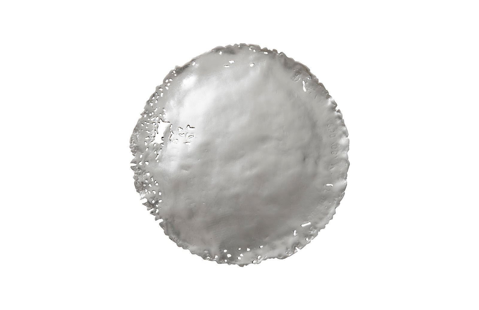 Phillips Collection Home Phillips Collection Cast Oil Drum Wall Discs, Silver Leaf, Set of 4