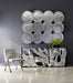 Phillips Collection Home Phillips Collection Cast Oil Drum Wall Discs, Silver Leaf, Set of 4