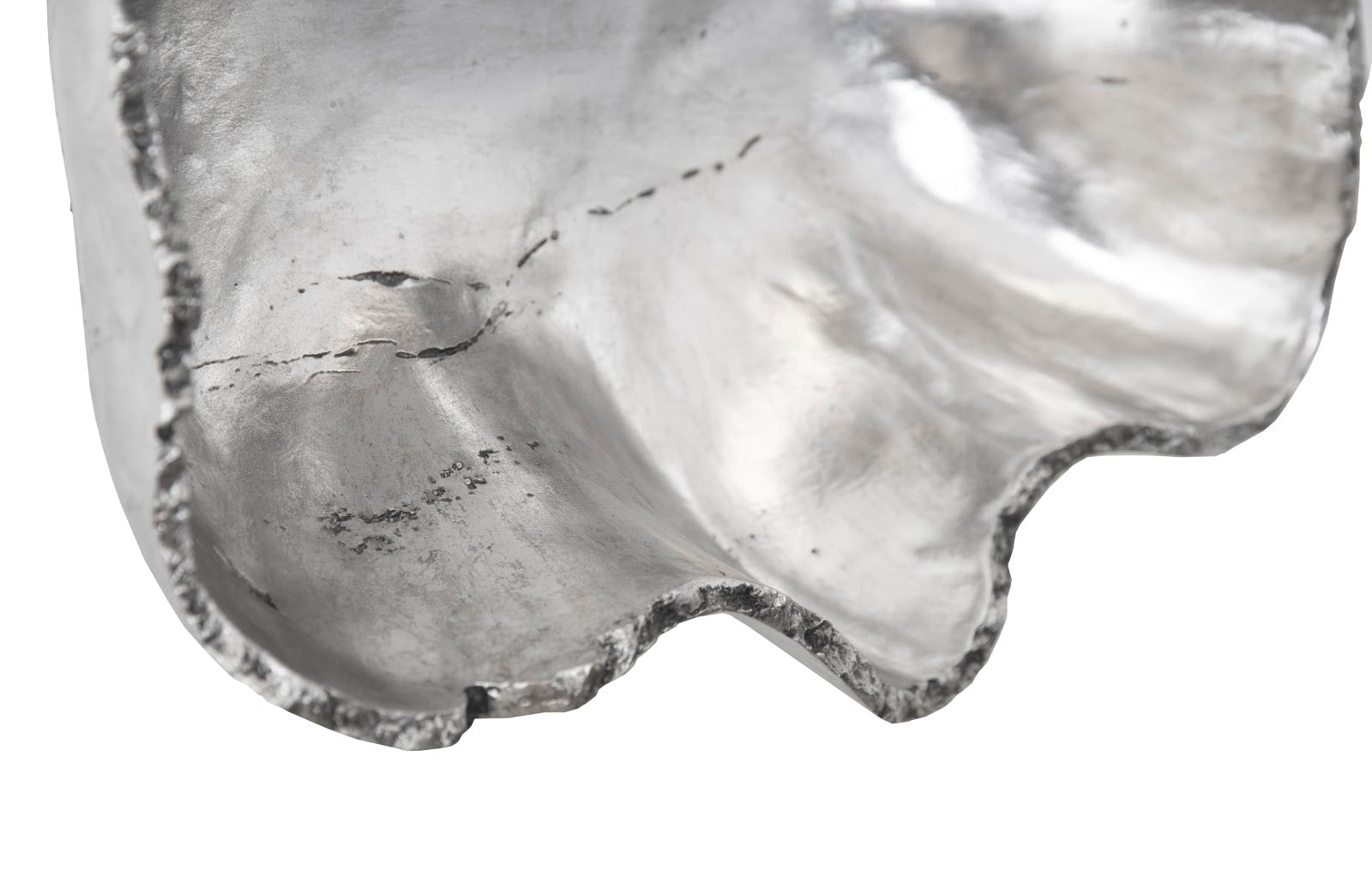 Phillips Collection Home Phillips Collection Cast Onyx Wall Bowl, Silver, SM
