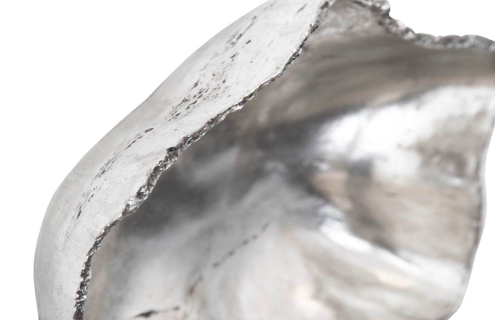 Phillips Collection Home Phillips Collection Cast Onyx Wall Bowl, Silver, SM