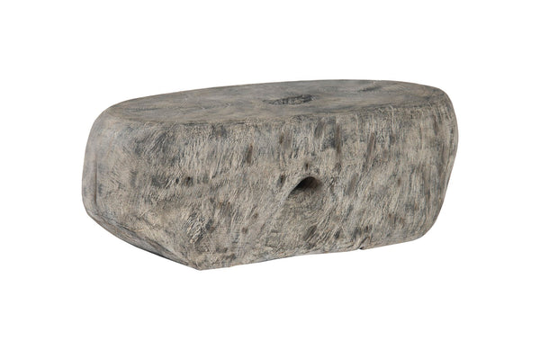 Phillips Collection Home Oversized LTL - Rate to be Quoted Phillips Collection Cast Organic River Stone Coffee Table, Resin, Faux Gray Stone