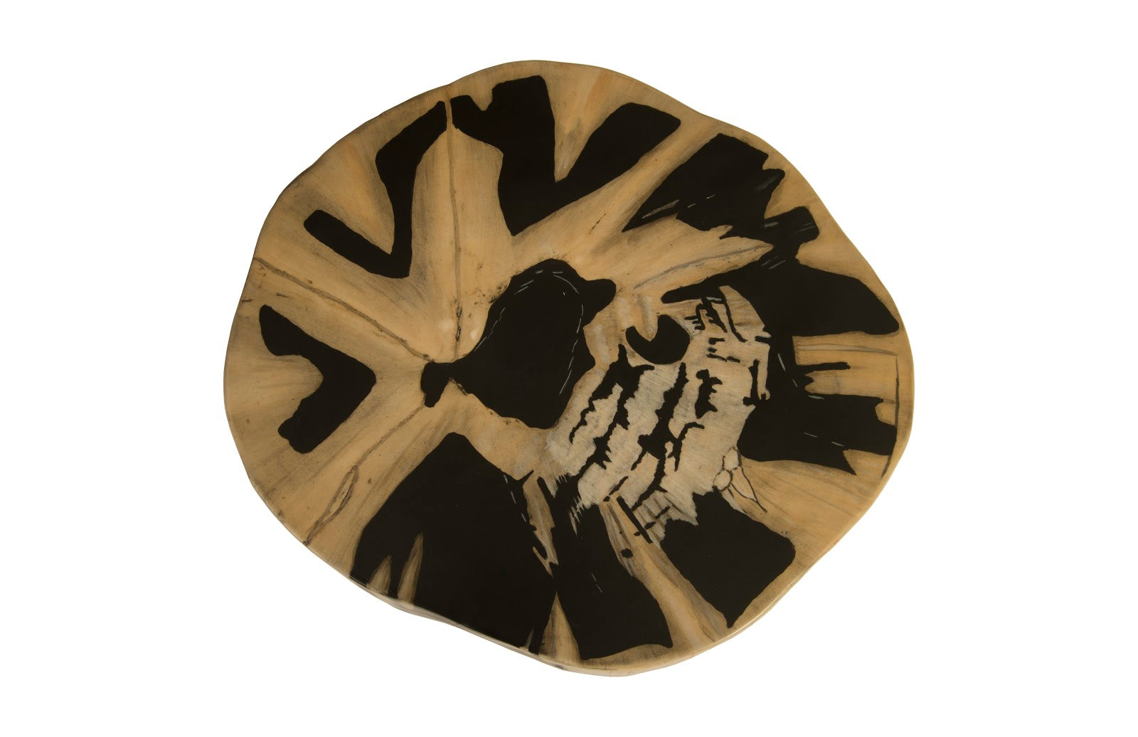 Phillips Collection Home Phillips Collection Cast Petrified Wood Stool, Resin
