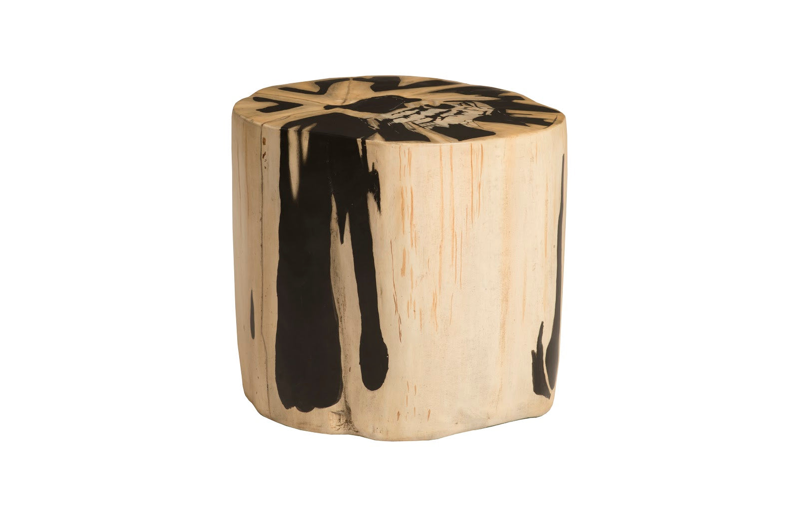 Phillips Collection Home Phillips Collection Cast Petrified Wood Stool, Resin