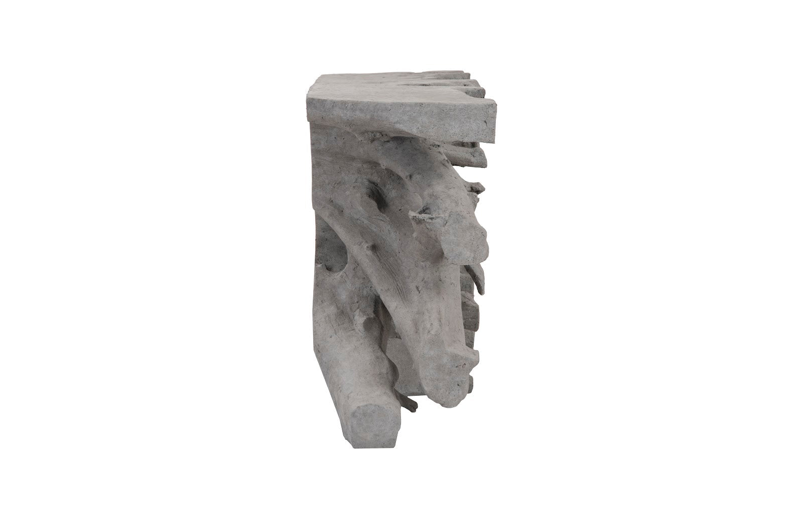 Phillips Collection Home Oversized LTL - Rate to be Quoted Phillips Collection Cast Root Console Table, Charcoal Stone