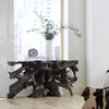 Phillips Collection Home Oversized LTL - Rate to be Quoted Phillips Collection Cast Root Console Table, Resin, Bronze