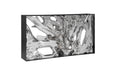 Phillips Collection Home Oversized LTL - Rate to be Quoted Phillips Collection Cast Root Console Table, Resin, Silver Leaf