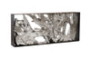 Phillips Collection Home Oversized LTL - Rate to be Quoted Phillips Collection Cast Root Console Table, Resin, Silver Leaf, Large