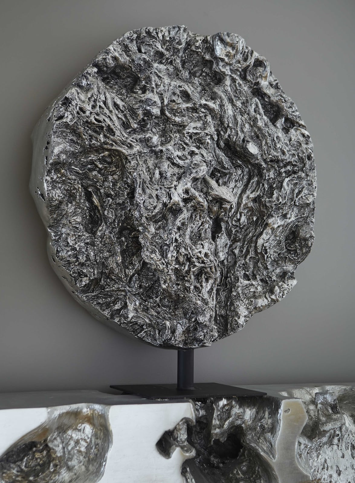 Phillips Collection Home Phillips Collection Cast Root Silver Standing Sculpture