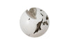 Phillips Collection Home Phillips Collection Cast Root Wall Ball, Resin, White, MD