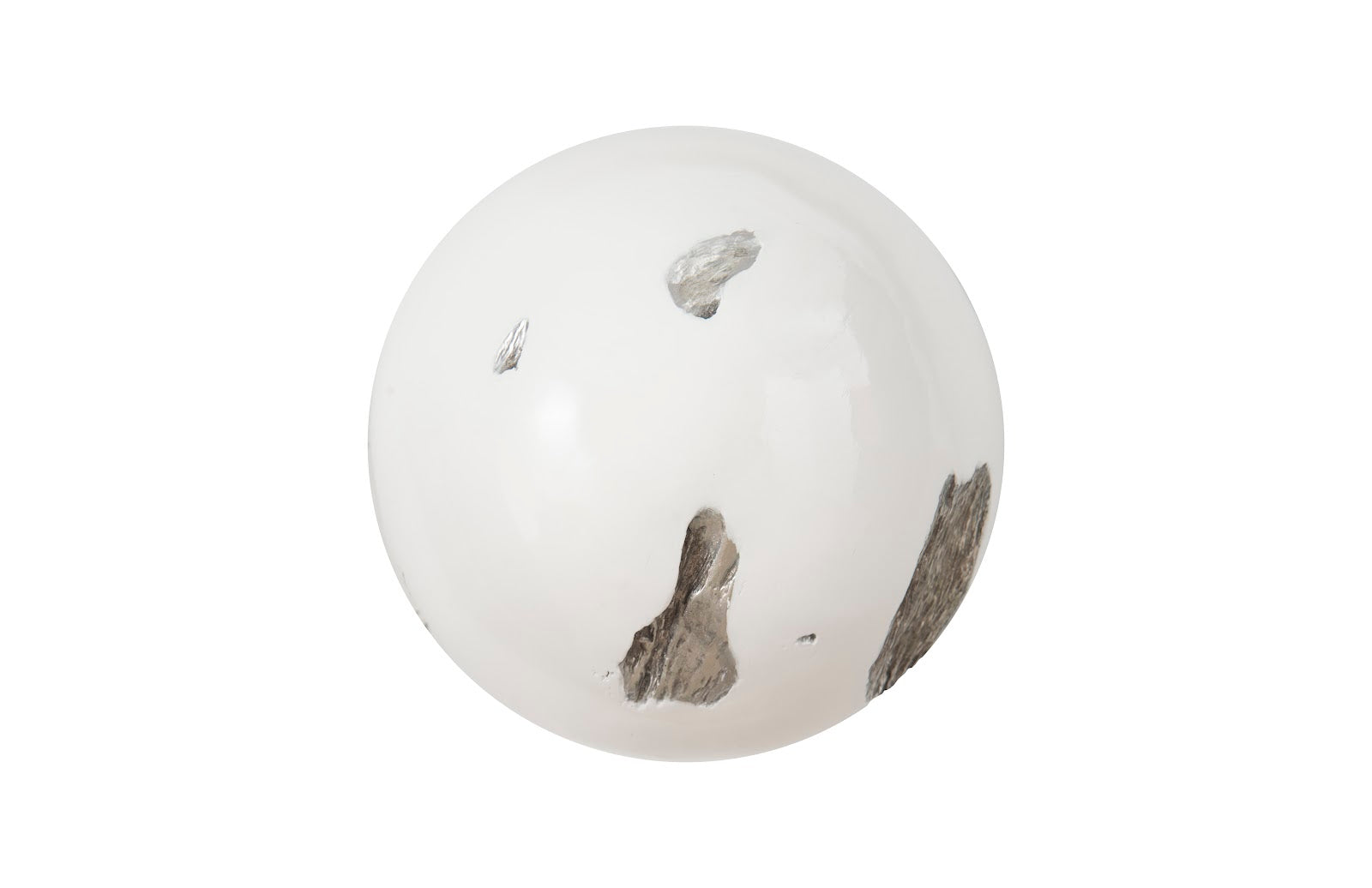 Phillips Collection Home Phillips Collection Cast Root Wall Ball, Resin, White, SM