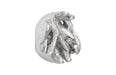 Phillips Collection Home Phillips Collection Cast Root Wall Tile, Resin, Silver Leaf, Round