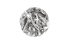 Phillips Collection Home Phillips Collection Cast Root Wall Tile, Resin, Silver Leaf, Round