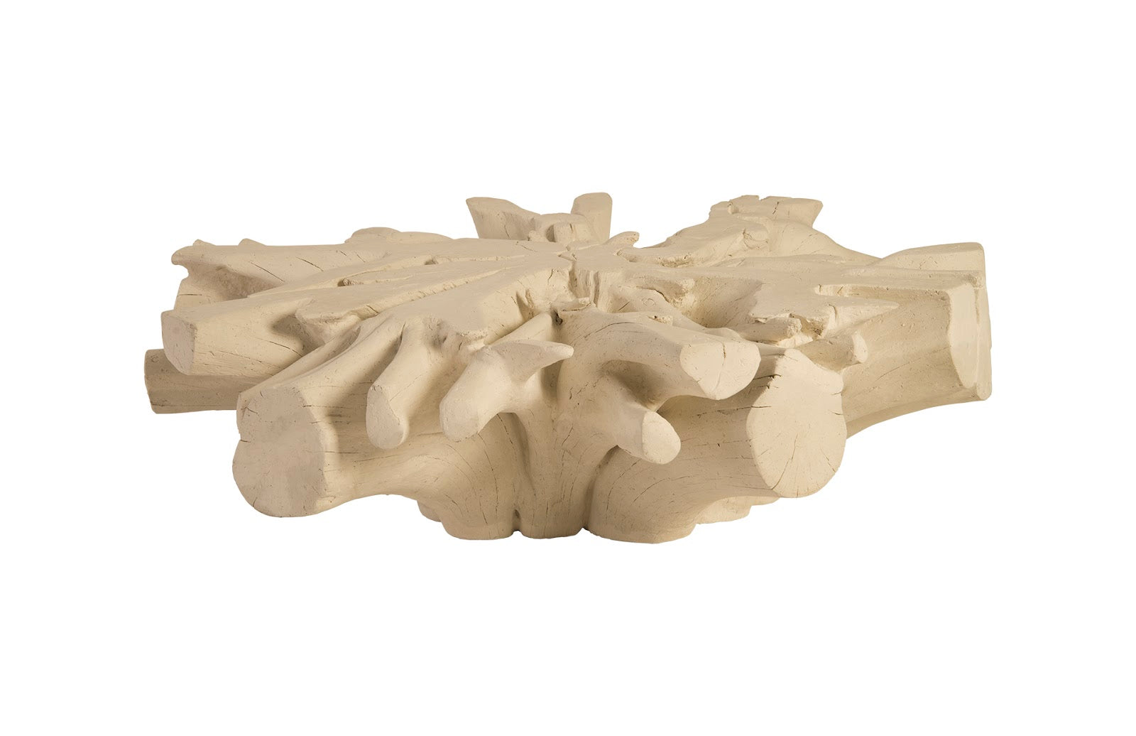 Phillips Collection Home Oversized LTL - Rate to be Quoted Phillips Collection Cast Sonokeling Coffee Table, Round, Roman Stone