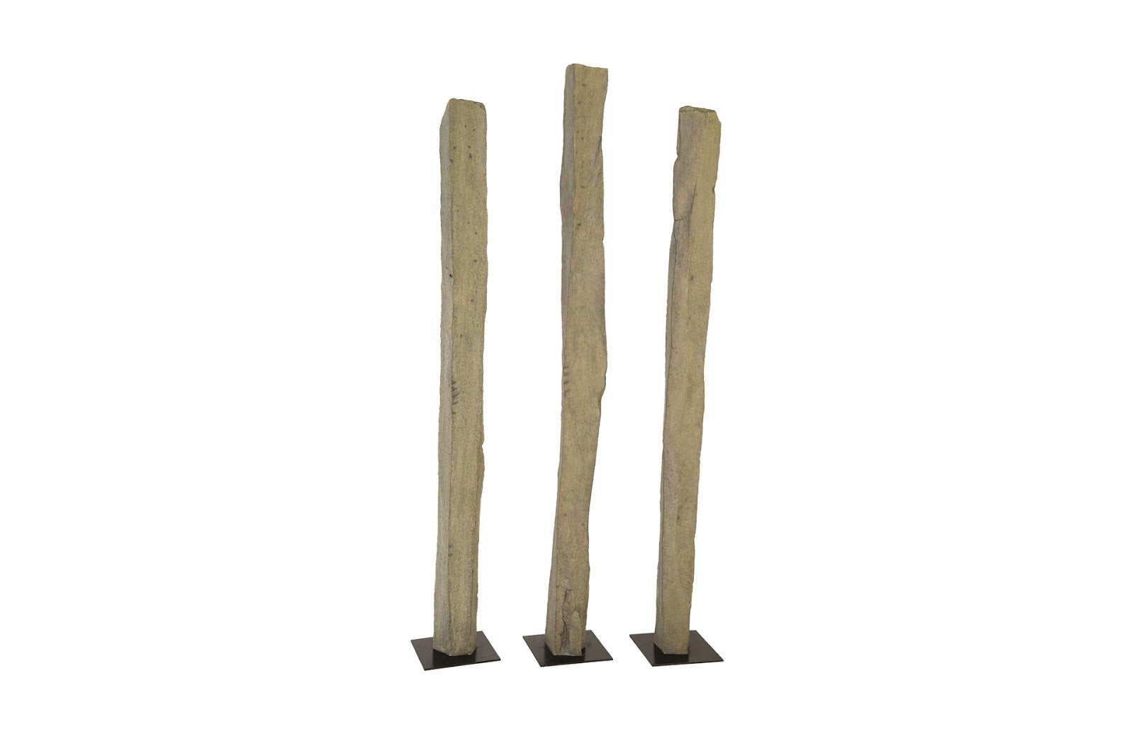 Phillips Collection Home Phillips Collection Cast Splinter Stone Sculptures, Set of 3, XL