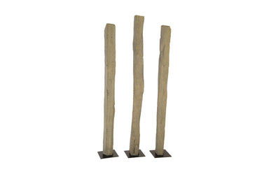 Phillips Collection Home Phillips Collection Cast Splinter Stone Sculptures, Set of 3, XL