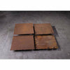 Phillips Collection Home Phillips Collection Cast Square Oil Drum Wall Tiles, Resin, Rust Finish, Set of 4