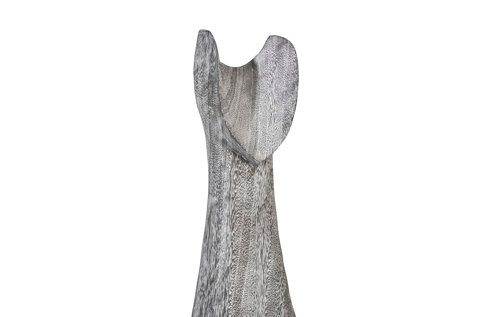 Phillips Collection Home Phillips Collection Cat Sculpture, Large, Chamcha Wood, Gray Stone Finish