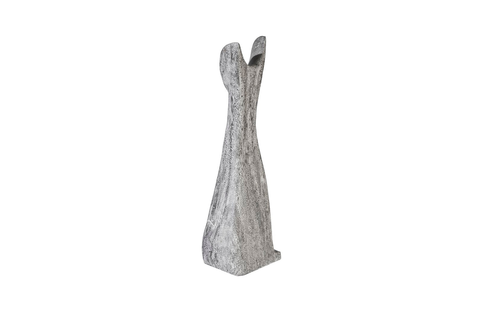 Phillips Collection Home Phillips Collection Cat Sculpture, Small, Chamcha Wood, Gray Stone Finish
