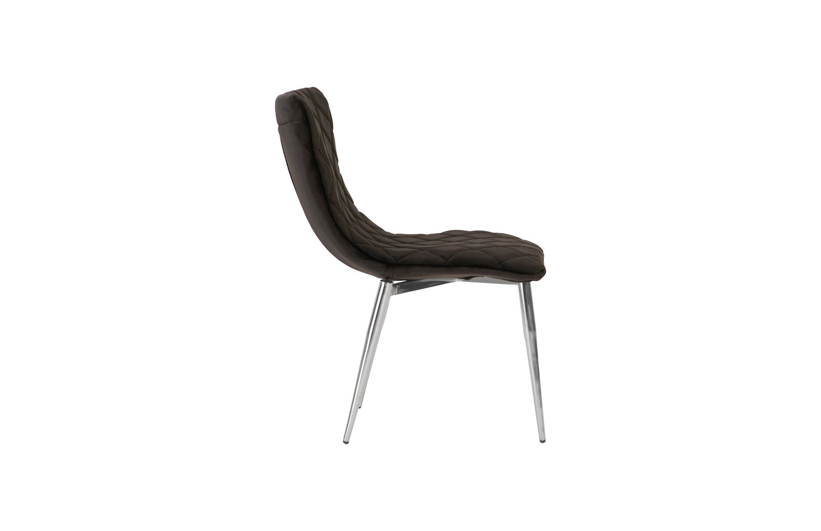 Phillips Collection Home Phillips Collection Cayman Dining Chair, Black, Stainless Steel Legs