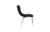 Phillips Collection Home Phillips Collection Cayman Dining Chair, Black, Stainless Steel Legs