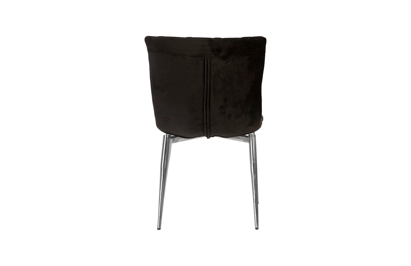Phillips Collection Home Phillips Collection Cayman Dining Chair, Black, Stainless Steel Legs