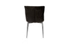 Phillips Collection Home Phillips Collection Cayman Dining Chair, Black, Stainless Steel Legs
