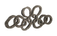Phillips Collection Home Oversized LTL - Rate to be Quoted Phillips Collection Chain Wall art, Chamcha Wood, Gray Stone Finish