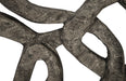 Phillips Collection Home Oversized LTL - Rate to be Quoted Phillips Collection Chain Wall art, Chamcha Wood, Gray Stone Finish