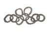 Phillips Collection Home Oversized LTL - Rate to be Quoted Phillips Collection Chain Wall art, Chamcha Wood, Gray Stone Finish