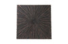 Phillips Collection Home Oversized LTL - Rate to be Quoted Phillips Collection Chainsaw Coffee Table, Square, Black Iron Cross Base, Black/Copper