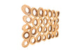 Phillips Collection Home Oversized LTL - Rate to be Quoted Phillips Collection Chuleta Rings Wall Art, Chamcha Wood, Rectangular
